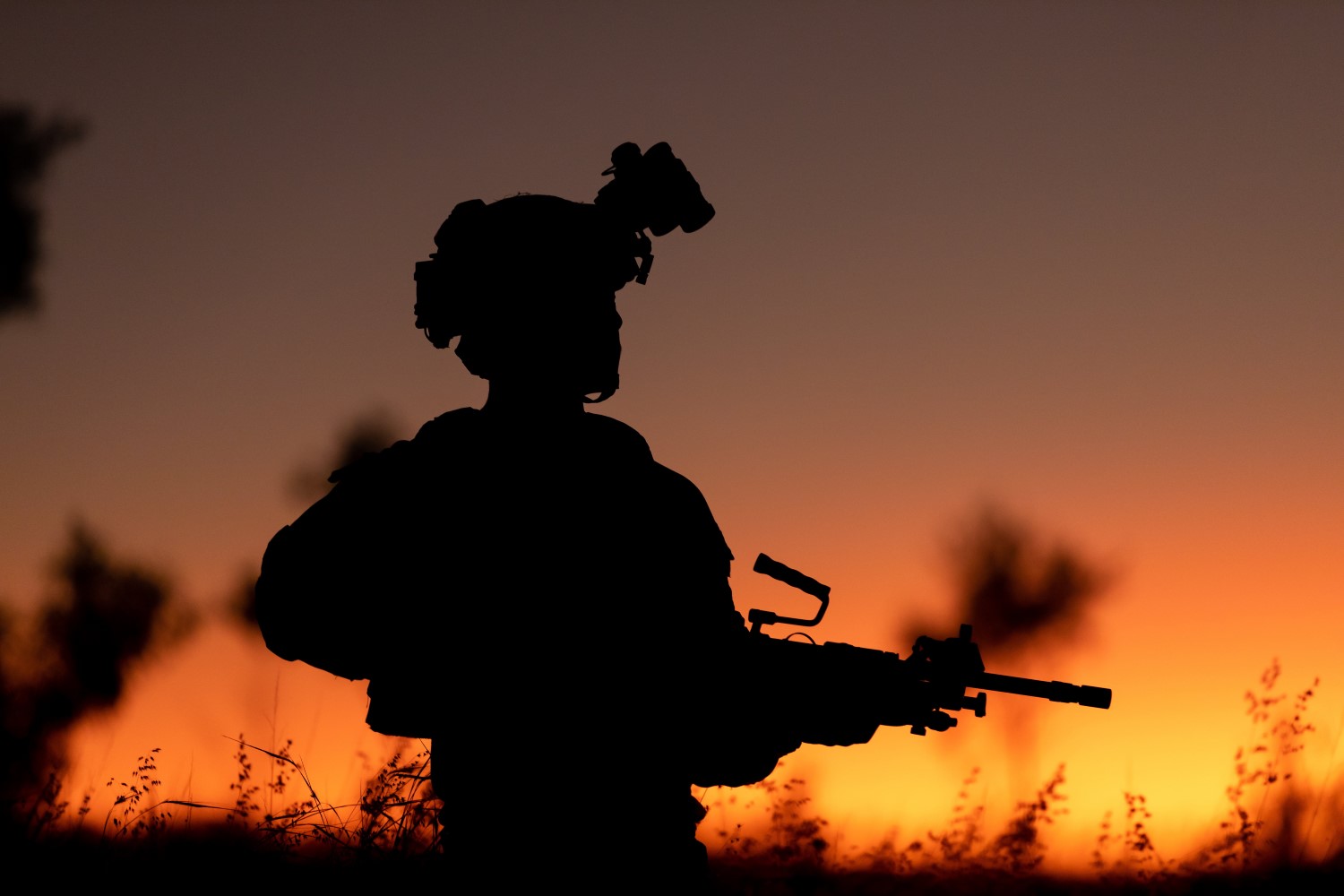 Australian Army soldier Private Jyren Doria from the 3rd Battalion, The Royal Australian Regiment, patrols during Exercise Kapyong Warrior at Townsville Field Training Area, Queensland.