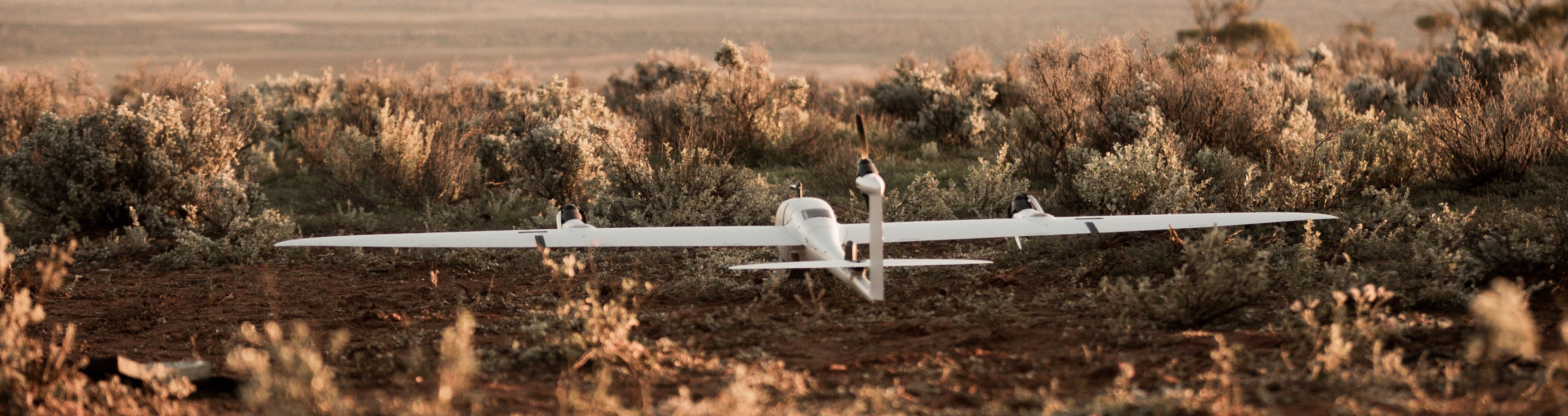 large drone on the ground