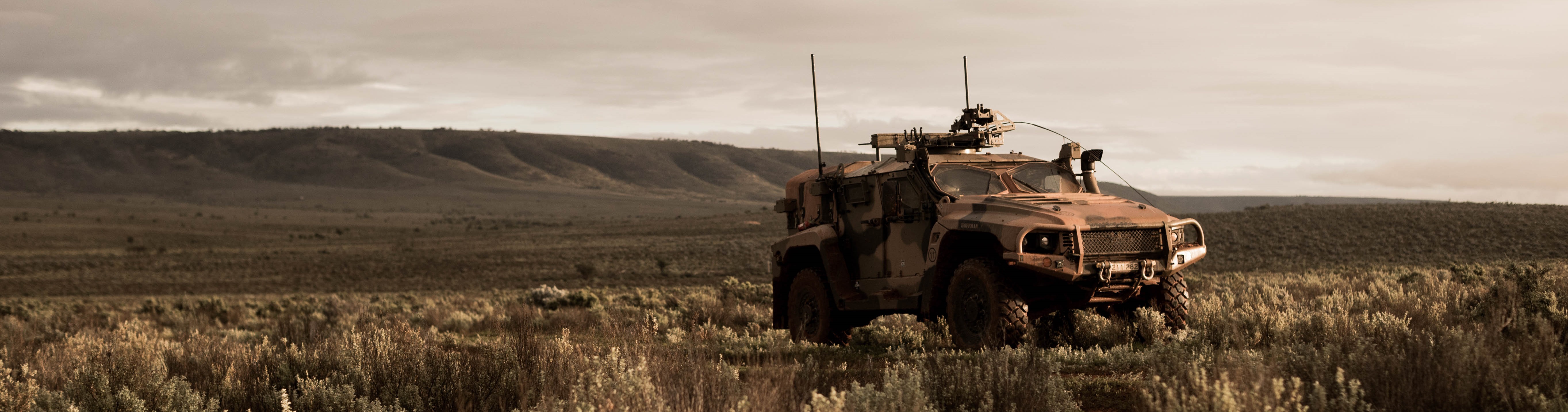 Vehicle on the range