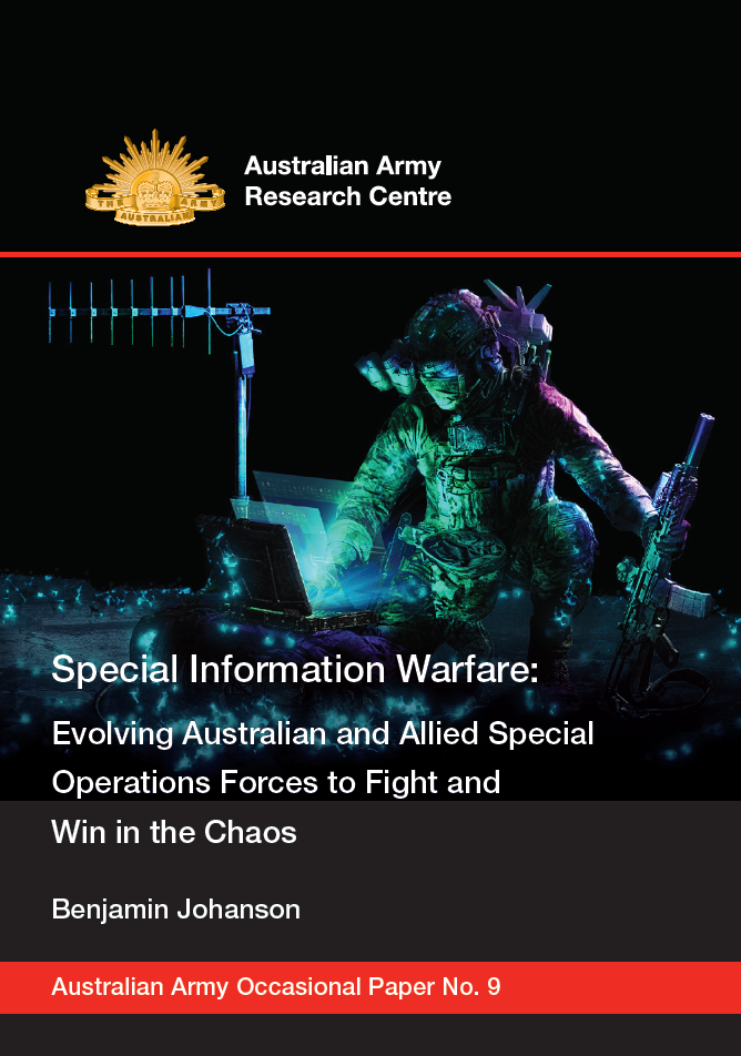 Cover for AARC OP No 9 - Special Information Warfare