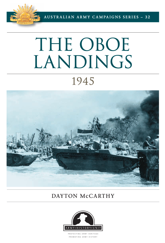 Image of The Oboe Landings 1945 book by Dayton McCarthy