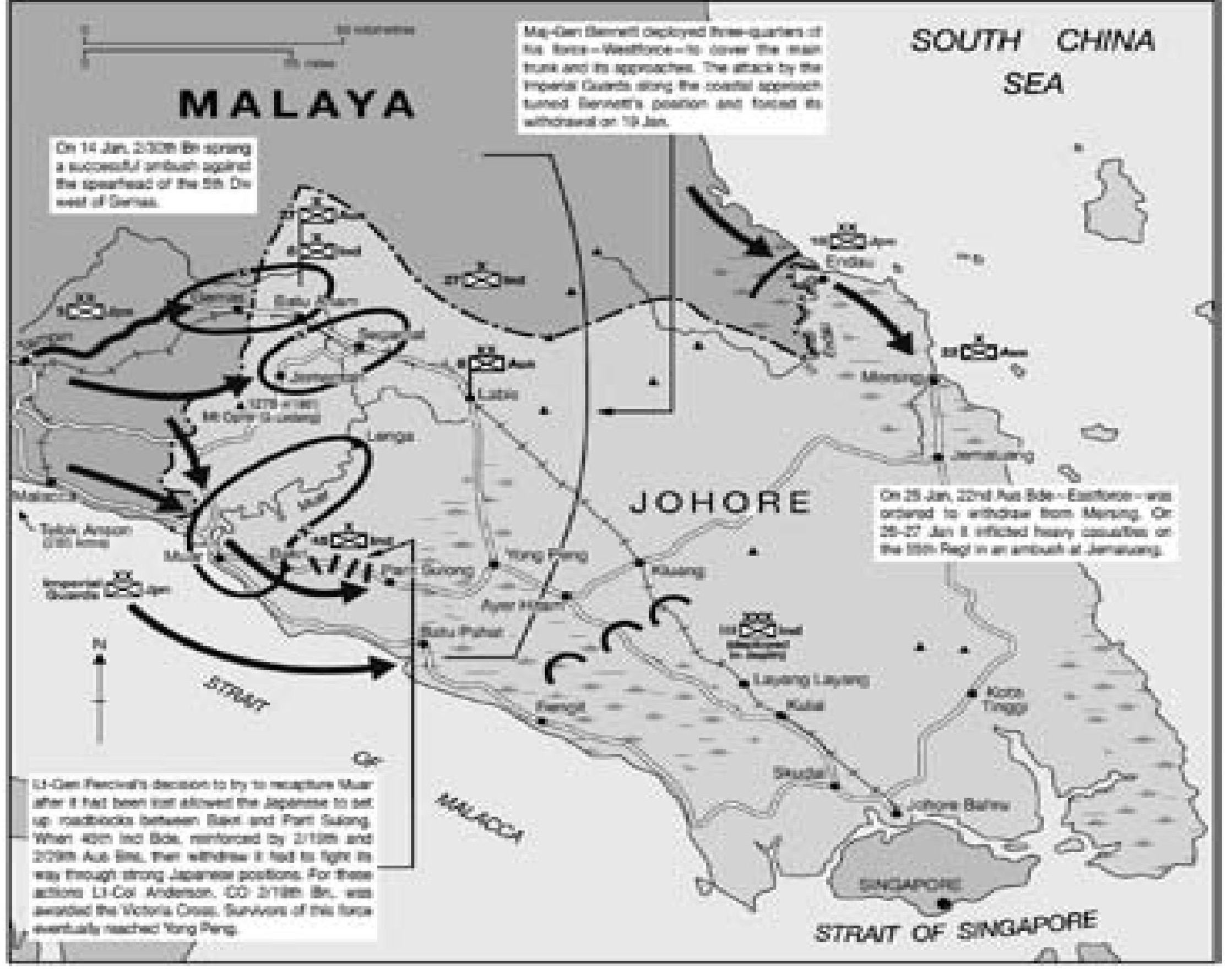 Map of Malaya