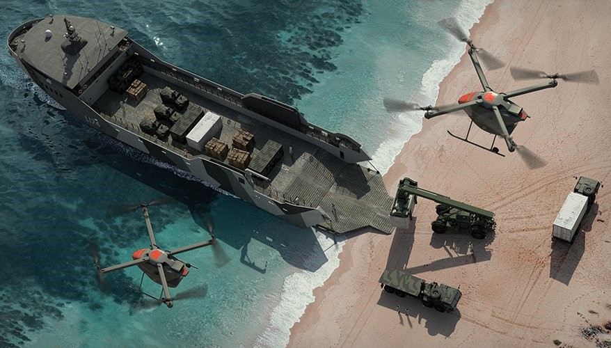  Photo illustration of KARGO UAV in the Indo-Pacific (Source – Kaman)