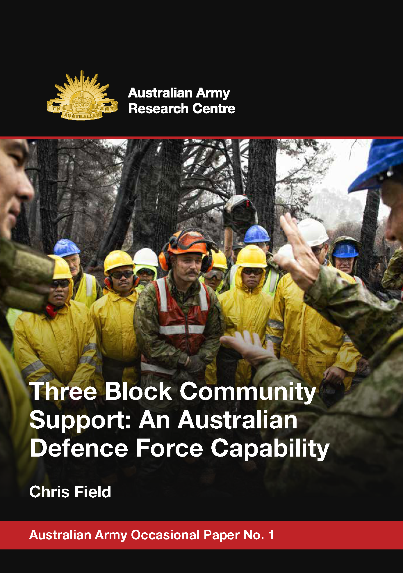 Three Block Community Support Australian Army Occasional Paper cover