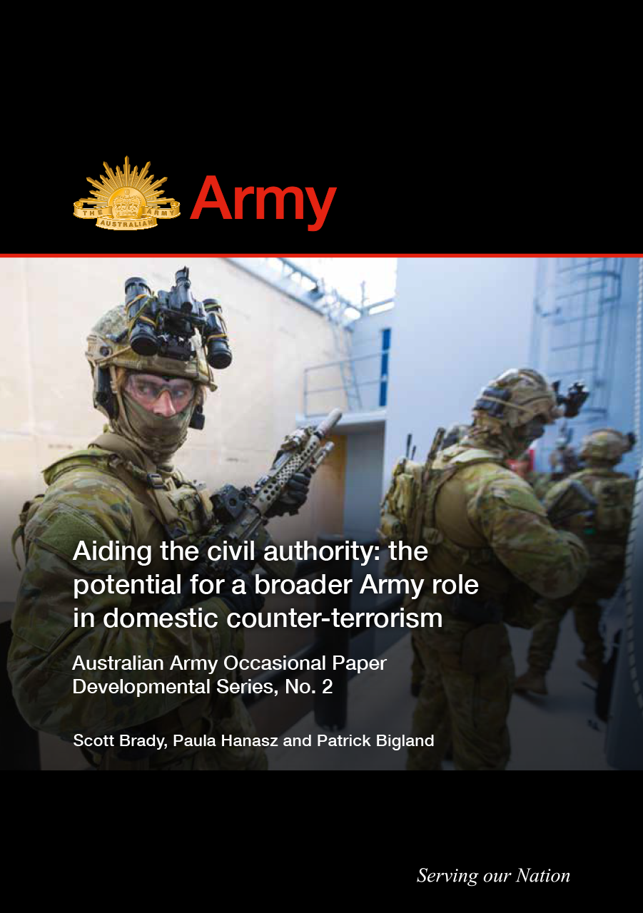 Aiding the Civil Authority: the potential for a broader Army role in domestic counter-terrorism cover