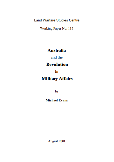 Australia and the Revolution in Military Affairs