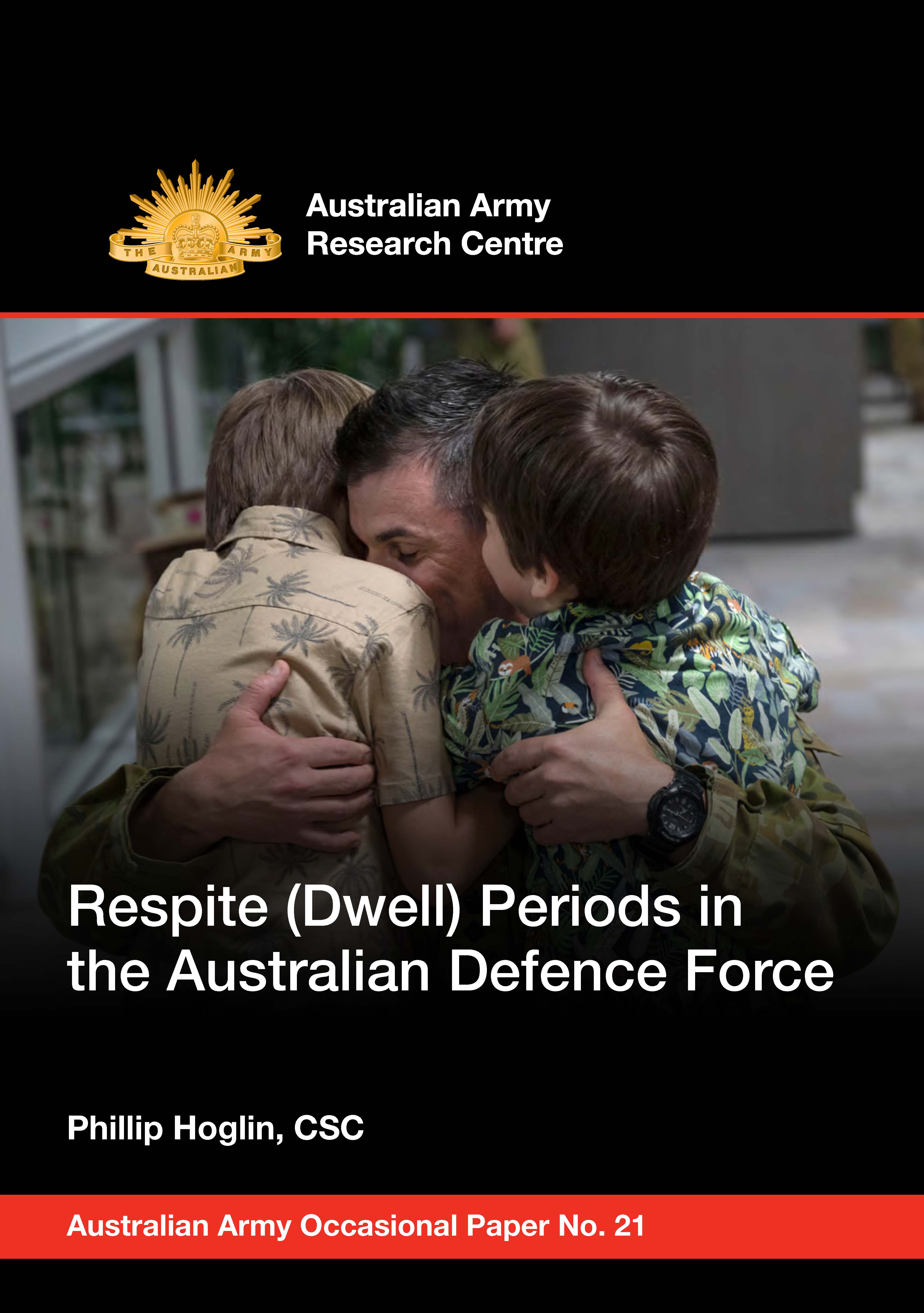 Cover of Occasional Paper 21 - Respite Periods in the ADF