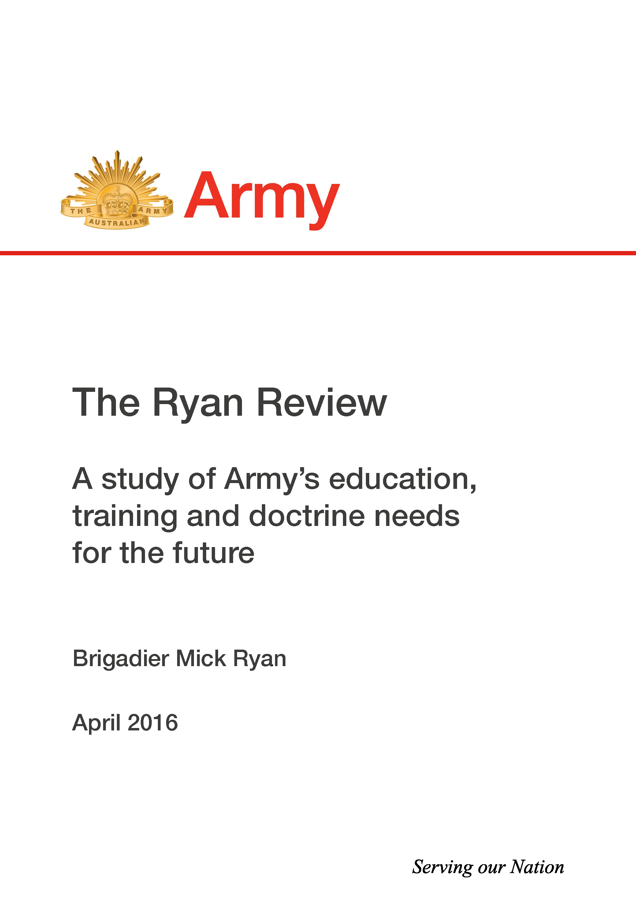 Cover of The Ryan Review