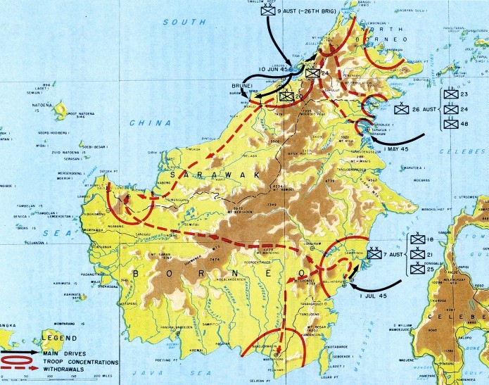 1945 Operation Oboe Landings
