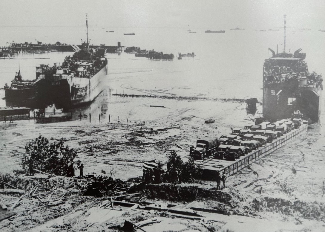 01 May 1945 landing by the 26th Aust Inf Bde Gp at Tarakan (source: ww2online.org)