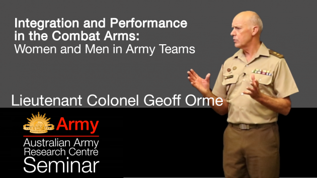 Integration and Performance in the Combat Arms: Women and Men in Army Teams