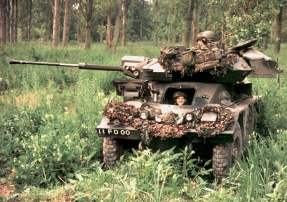 FV721 Fox Recce Vehicle of the Territorial Army Kent and Sharpshooters Yeomanry (K&S museum)