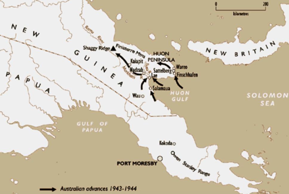 New Guinea: Australian Advances 1943-1944