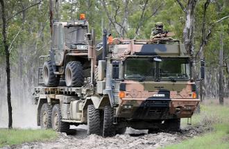 MAN Trucks providing logistic resupply