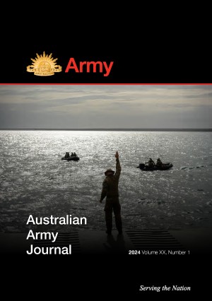 Cover of Australian Army Journal 2024 Volume XX Number 1