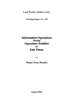  Operation Stabilise in East Timor