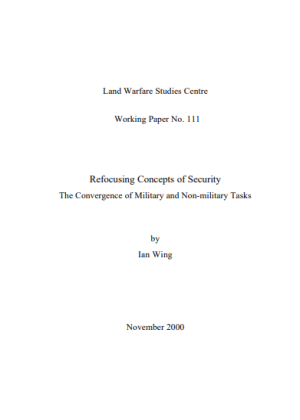 Refocusing Concepts of Security
