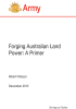 Forging Australian Land Power