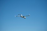 Army's new Tactical Uncrewed Aerial System, the Integrator, quietly soars through the air during 20th Regiment, Royal Australian Artillery's operator training course in Coominya, Qld, on 28 July 2022.