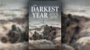 Promo image with the Cover of The Darkest Year