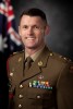 LTCOL Brook in Army uniform with Australian flag in background