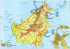 A map of Borneo showing an overview of the Oboe operations (Source: Macarthur Reports)