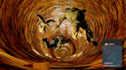 Three soldiers falling down through a vortex made of books with the cover of Spotlight Brief 7/21 in the foreground lower right corner