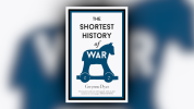 Cover of Shortest History of War with blurred and larger background of the cover