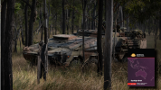 An Australian Army’s new Boxer Combat Reconnaissance Vehicle conducts a live-fire battle run during exercise Diamond Walk at Shoalwater Bay, Queensland.