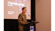 Acting HLC, BRIG Langford, speaking at ADM Congress 2022
