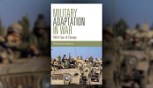 Cover of book, Military Adaptation in War, with cover image blurred in background