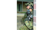 Soldiers from the 1st Battalion The Royal Australian Regiment carry out urban warfare training at the MOUT training area in Townsville.