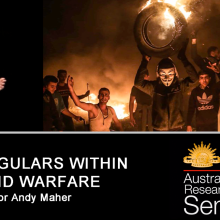 Promotion image for seminar - The Irregulars within Hybrid Warfare