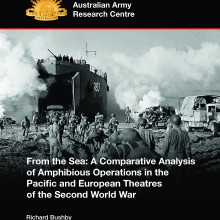 Cover of Occasional Paper Number 23 by Richard Bushby, "From the Sea: A Comparative Analysis of Amphibious Operations in the Pacific and European Theatres of the Second World War".