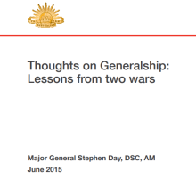 Lessons from two wars