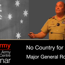 Seminar promotion image for MAJGEN Noble
