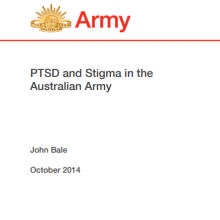 PTSD and Stigma in the Australian Army