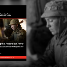 Cover of Occasional Paper 16 with cover image as background, blurred and lighter.