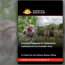 The cover of Occasional Paper 15 with the main image of that cover in the background.