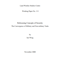 Refocusing Concepts of Security