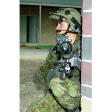 Soldiers from the 1st Battalion The Royal Australian Regiment carry out urban warfare training at the MOUT training area in Townsville.